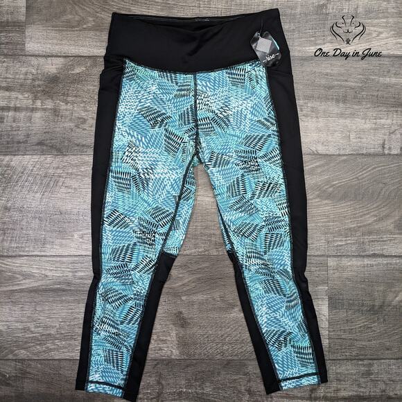 Rise Lularoe Workout Capri Pants Size L - Picture 1 of 5